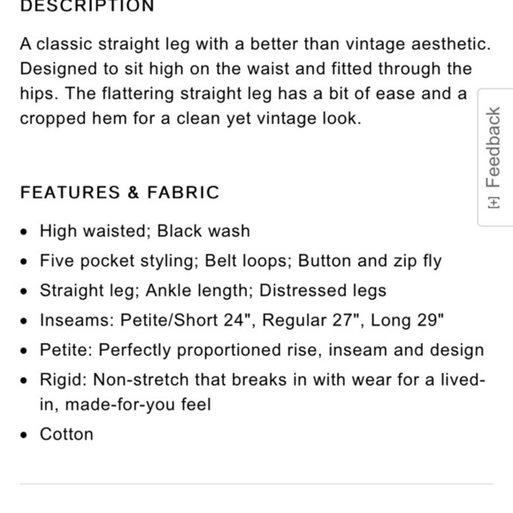 Express Black Straight Ankle High Rise Distressed - Picture 4 of 14